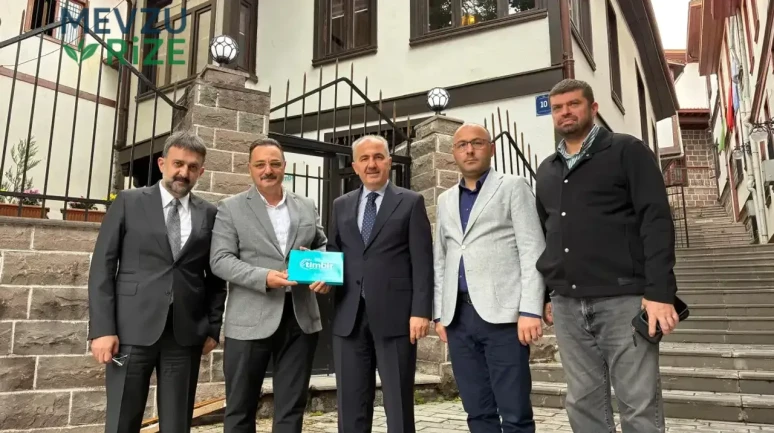 Rize Belediye Başkanı Rahmi Metin, TİMBİR'in Yeni Hizmet Binasını Ziyaret Etti!