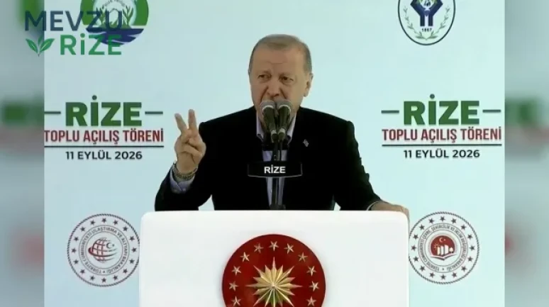 Rize'de 10 milyar liralık projelerin açılışı yapıldı