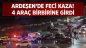 Ardeşen’de Feci Kaza! 4 Araç Birbirine Girdi