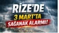 Meteoroloji Uyardı: 3 Mart’ta Rize’de Sağanak Alarmı!