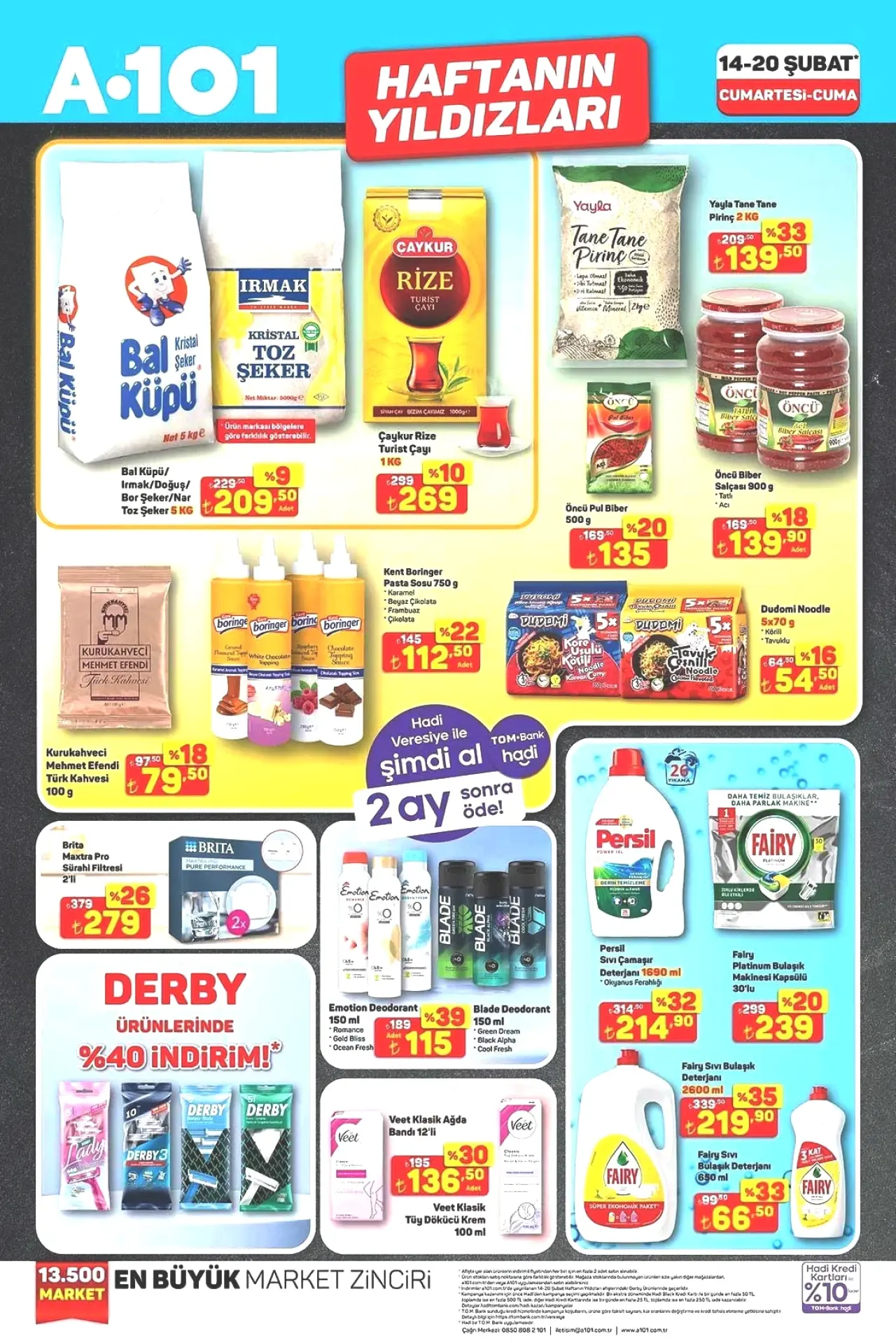 14-20 ŞUBAT A101 HAFTANIN YILDIZLARI AKTÜEL KATALOGU