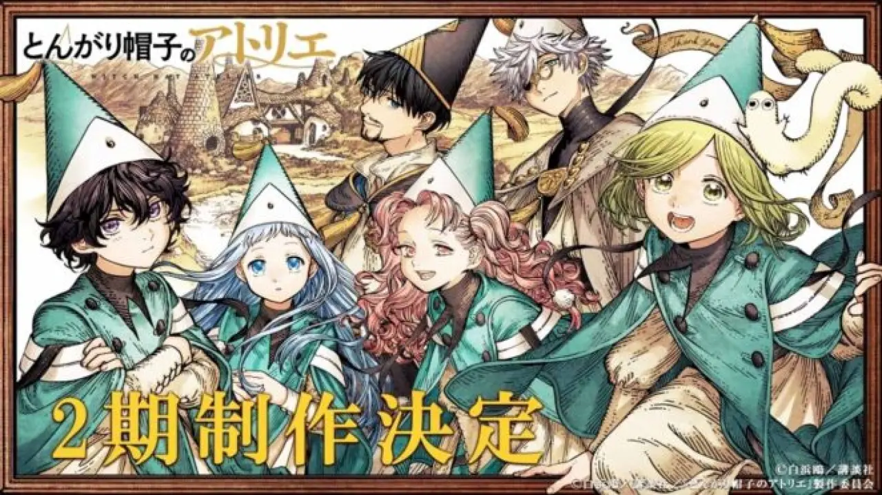Yılın En Çok Övgü Toplayan Fantastik Animesinden Beklenen Karar Geldi 54 Witch Hat Atelier 2. Sezon Onayı Kamome Shirahama