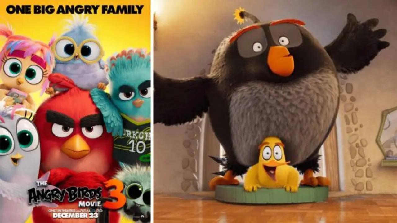 Dünyaca Ünlü Mobil Oyun Uyarlaması Serisinin Yeni Filminden İlk Fragman Geldi 59 The Angry Birds Movie 3 Poster