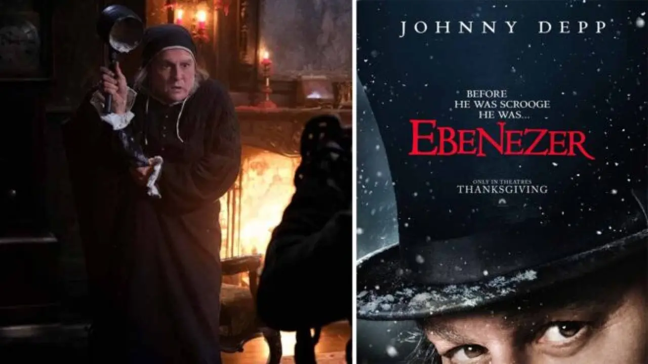 Johnny Depp'in Hollywood Kariyerindeki Yeni Dönem Filminden İlk Fragman Geldi 15 Ebenezer: A Christmas Carol Poster Johnny Depp