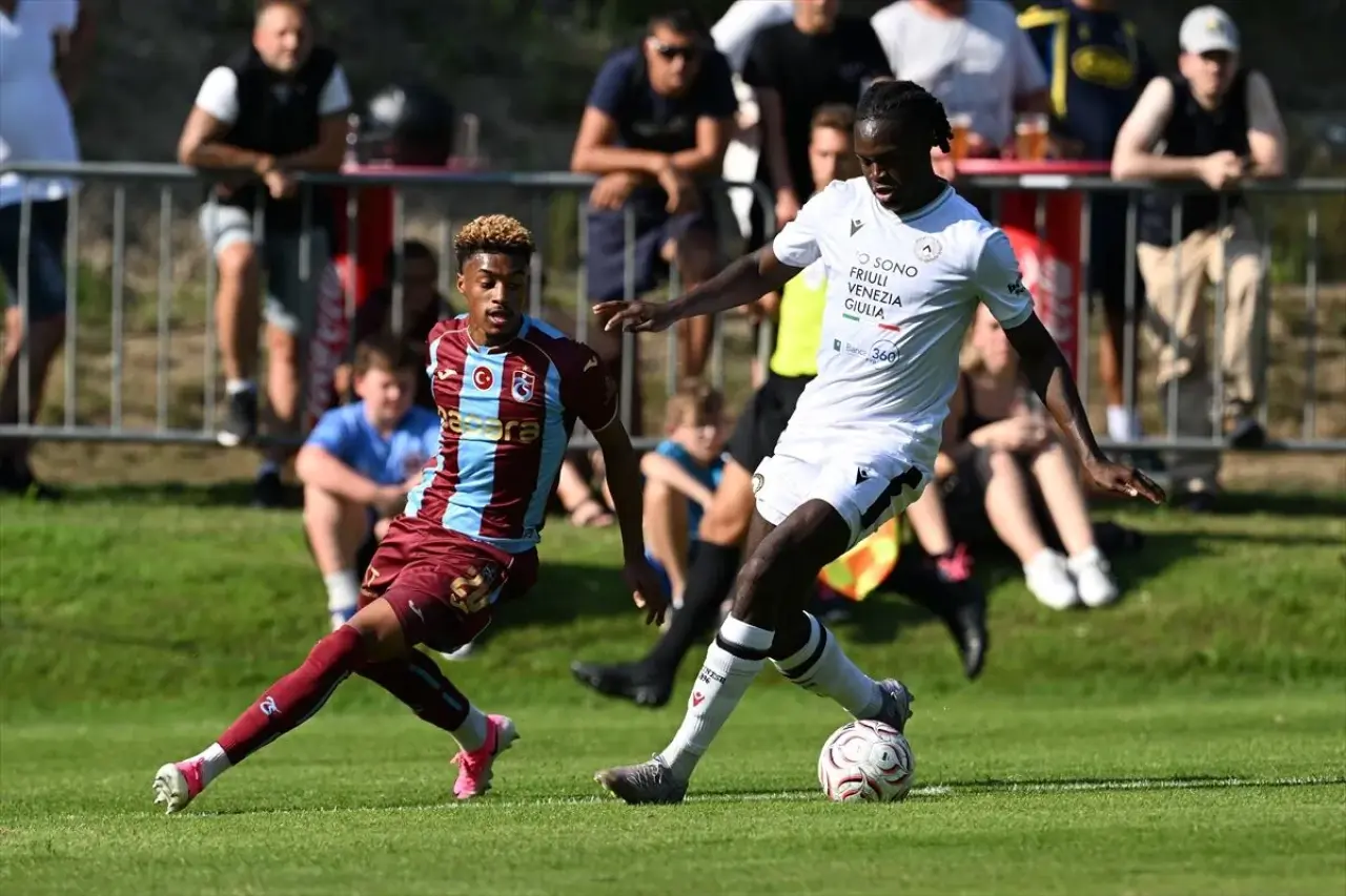 Trabzonspor hazırlık maçında Udinese'yi mağlup etti 13 Trabzonspor hazırlık maçında Udinese'yi mağlup etti