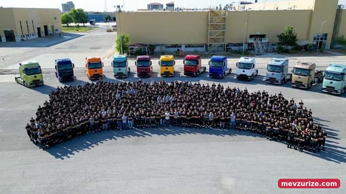 40 yılda 415 bini aşkın kamyon üretti