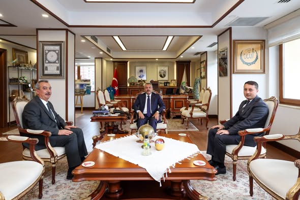 Emniyet Genel Müdürlüğü’ne Atanan Zafer Ozan Tiryaki’den Vali Baydaş’a Veda Ziyareti