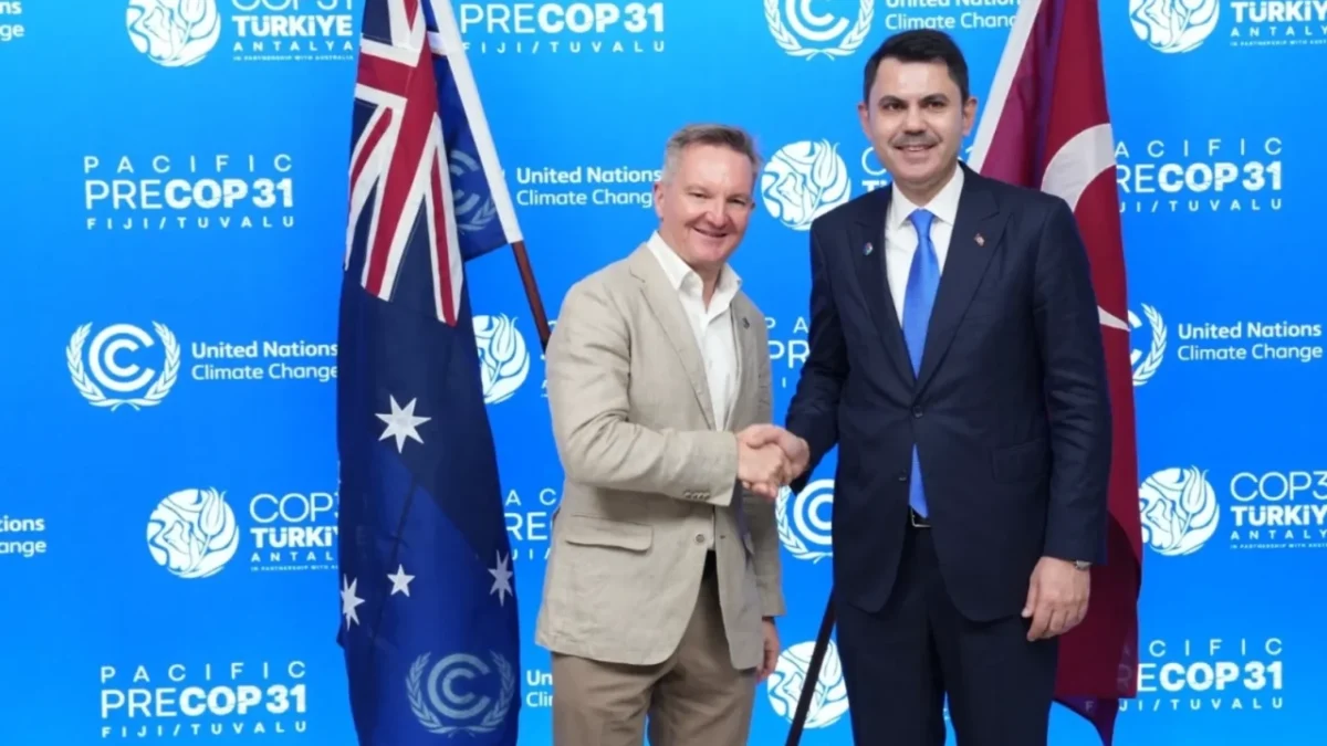 Bakan Kurum, Avustralyalı mevkidaşı Chris Bowen ile görüştü