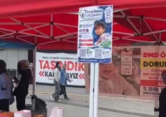 Rize’de DMD Hastası Doruk İçin Yardım Kermesi Düzenlendi