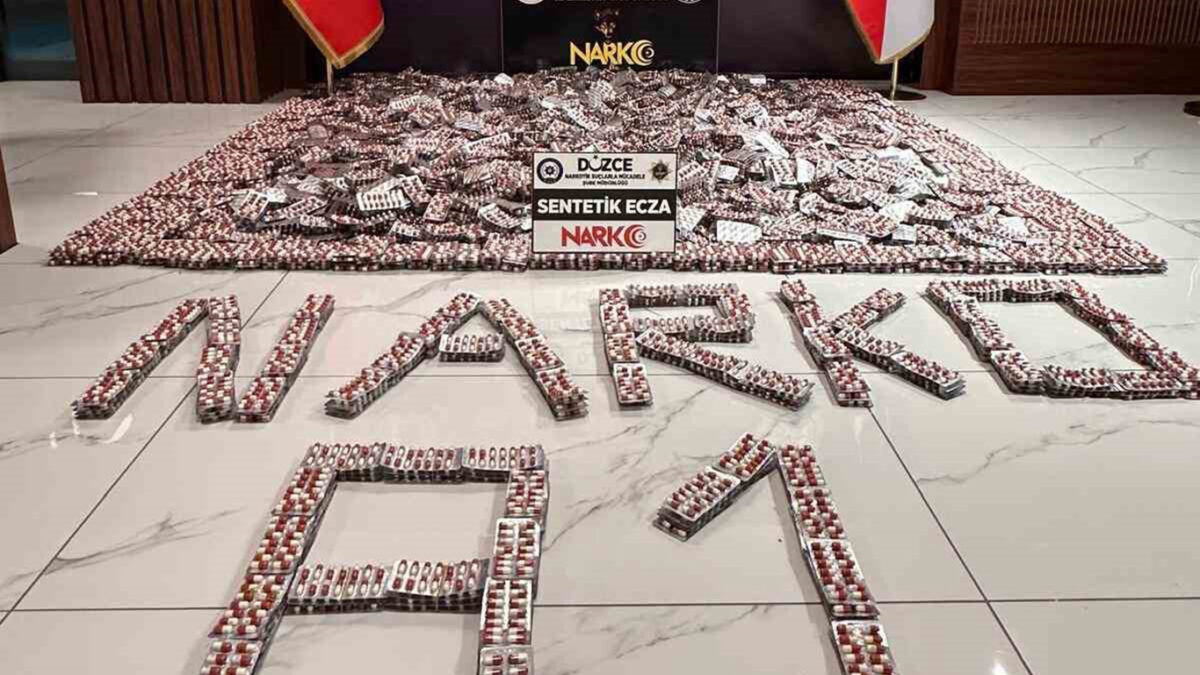 Düzce’de 88 bin 102 sentetik hap ele geçirildi: 1 tutuklama