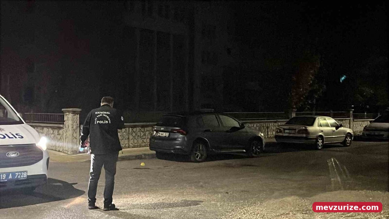 ÇORUM'DA POLİS EKİPLERİ OLAY YERİNDE İNCELEMELERDE BULUNDU