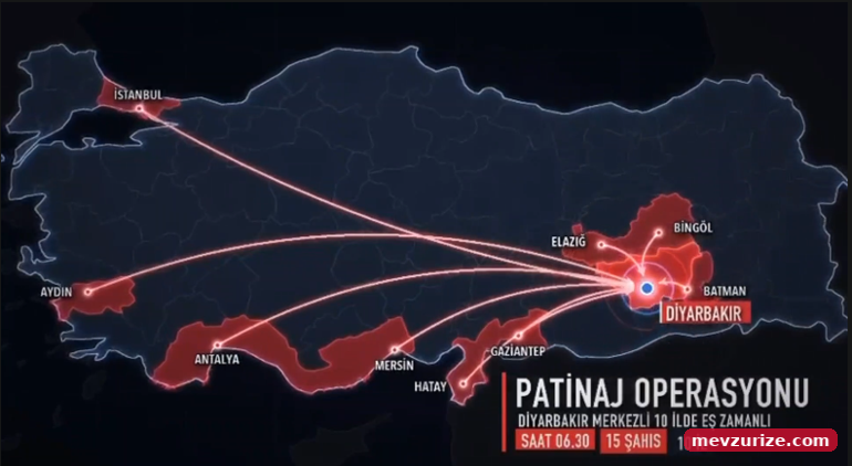 Diyarbakır merkezli 10 ilde “Patinaj” operasyonu: 12 tutuklama
