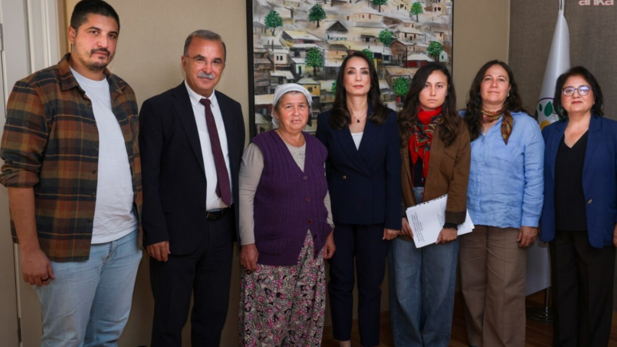 Tülay Hatimoğulları, Akbelen köylüleriyle bir araya geldi
