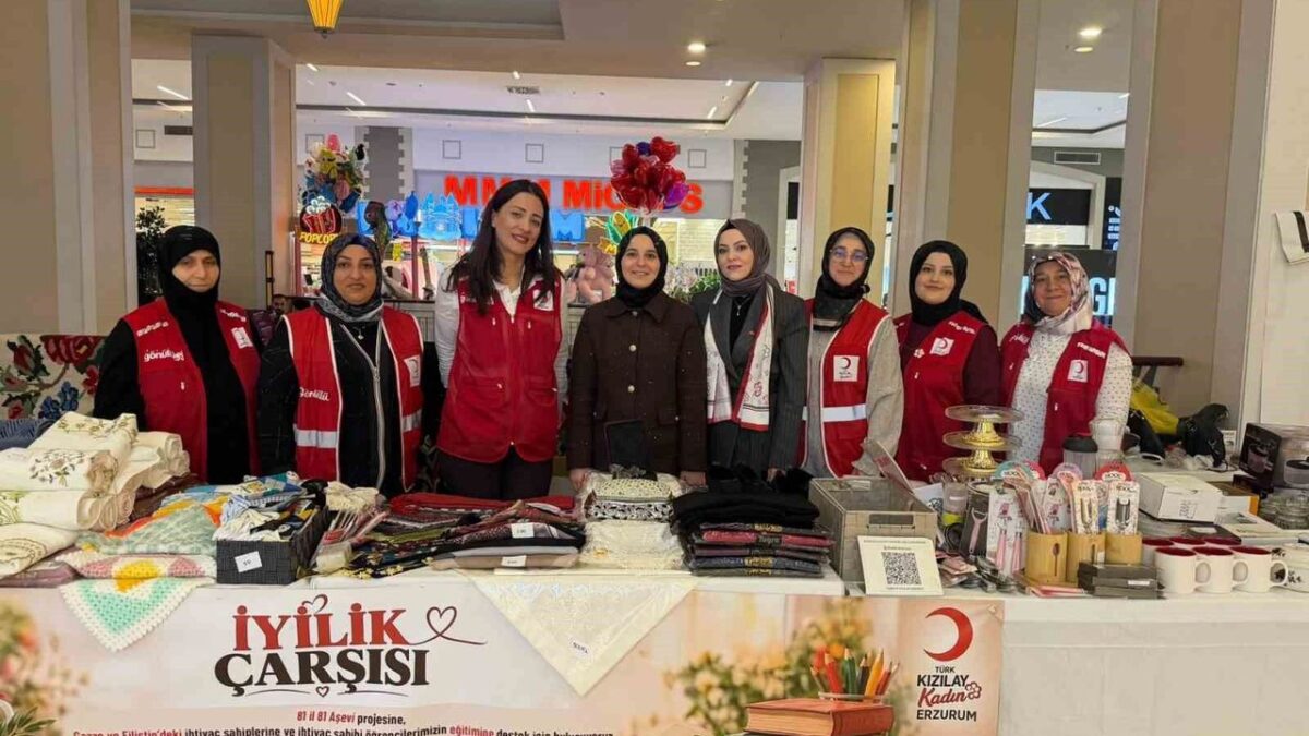 Erzurum’da iyilik çarşısı dayanışmayı sağlıyor!