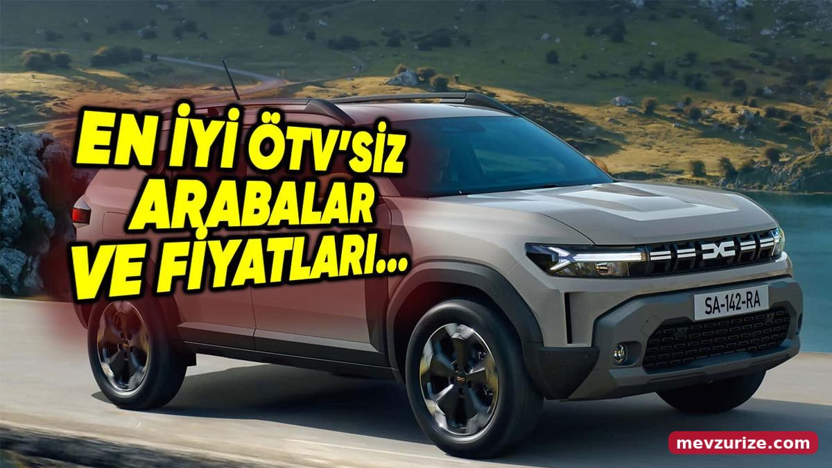 Güncel Ekim ÖTV Muafiyetli En İyi Araba Modelleri ve Fiyatları (2026)