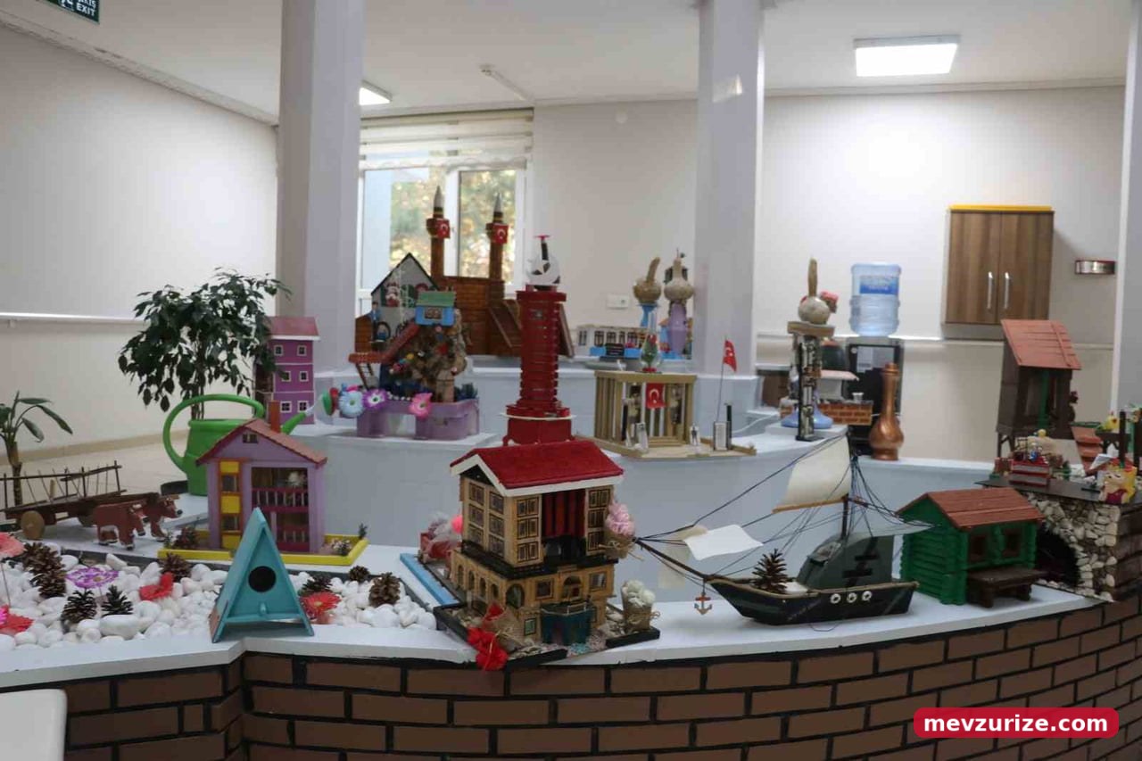 SİVAS’TA HUZUREVİ SAKİNLERİ ŞİİR YAZMA, AHŞAP OYMA, AHŞAP EV TASARLAMA, RESİM VE BOCCE GİBİ...