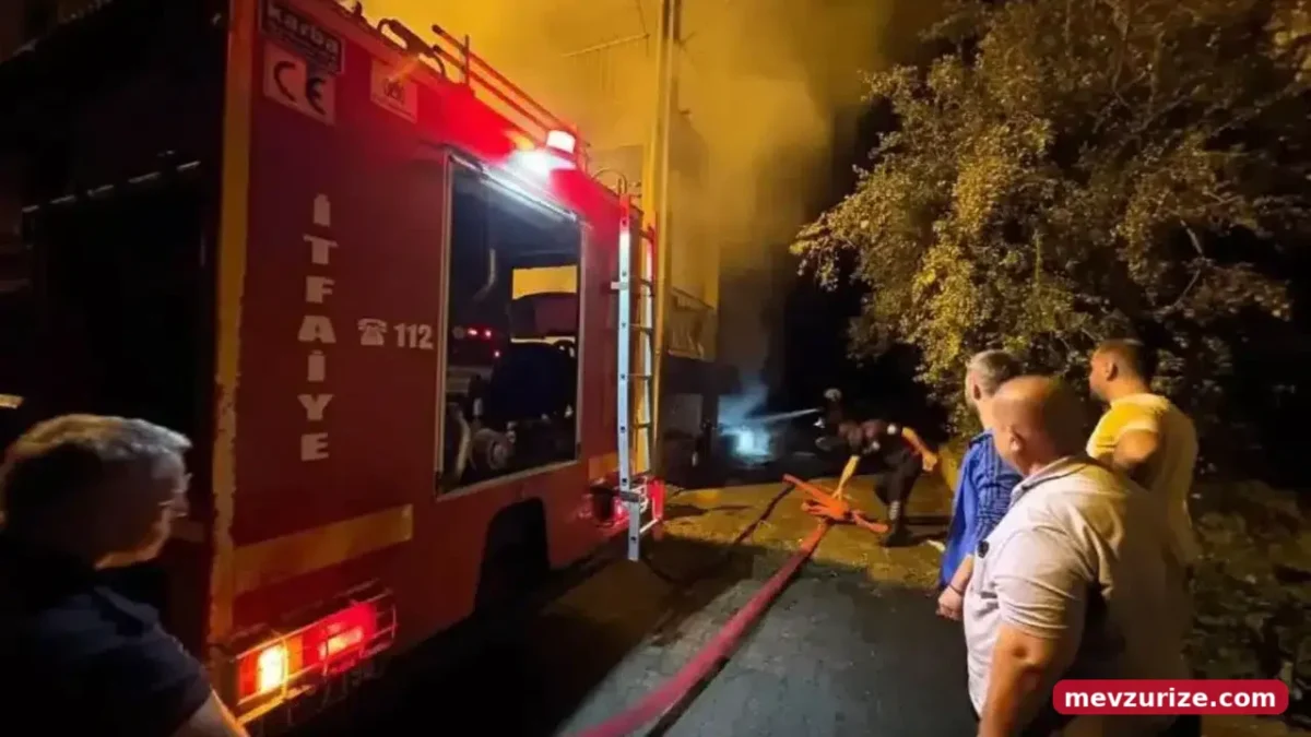İskenderun'da Bodrum Kat Yangını: Korkuttu, Ekipler Müdahale Etti
