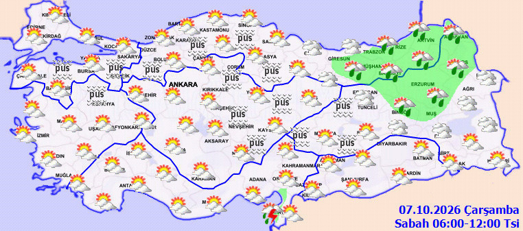 Karadeniz'den yurda girip Akdeniz'e bir hat çizecek: Meteoroloji yağmur için saat verdi - Resim : 2