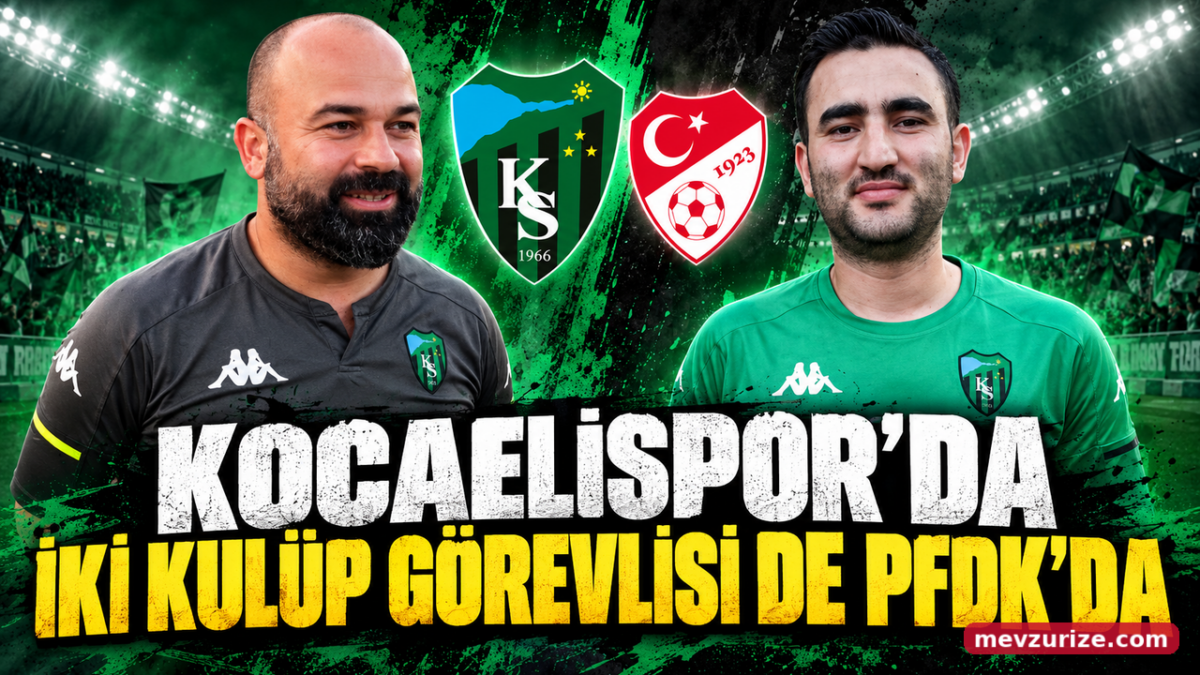 Kocaelispor'da iki kulüp görevlisi de PFDK'da