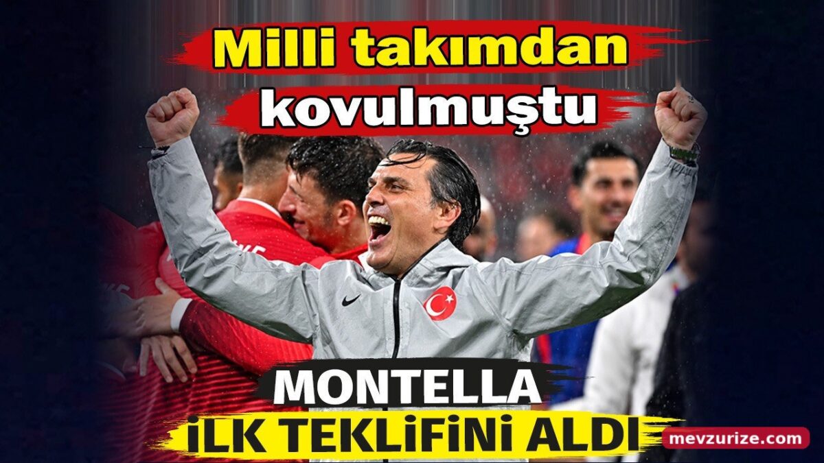 Montella ilk teklifini aldı. Milli takımdan kovulmuştu