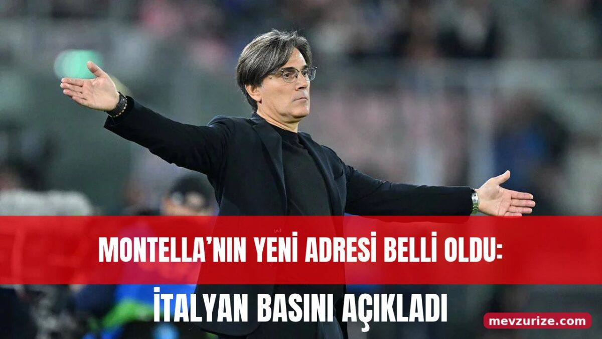 Montella'nın yeni adresi belli oldu: İtalyan basını açıkladı