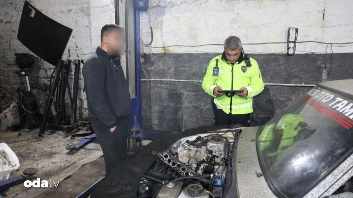 Nevşehir'de bir garip olay... Drift yaptı, polisten kaçmak için 15 dakikada aracını parçaladı