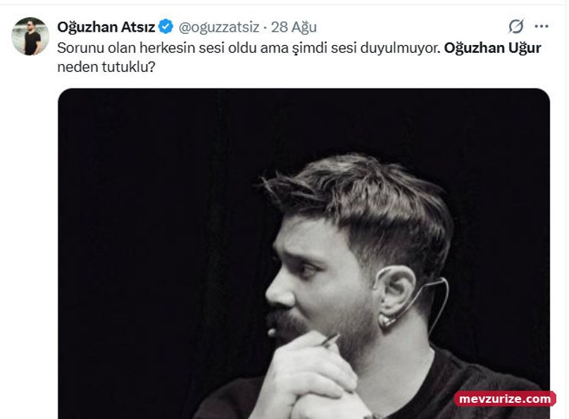 Oğuzhan Uğur 3 aydır tutuklu: Sosyal medyada ‘neden hala içeride?’ sorusu - Resim : 2