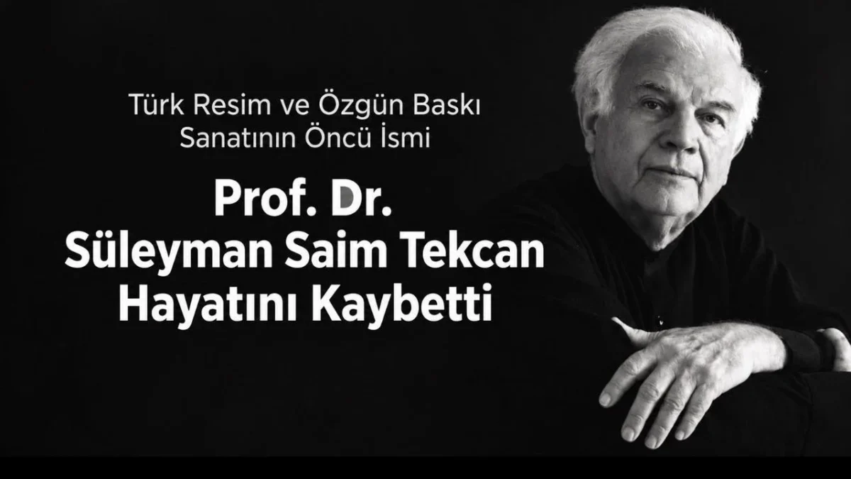 Prof. Dr. Süleyman Saim Tekcan neden öldü? Resim sanatının öncüsü 86 yaşında vefat etti