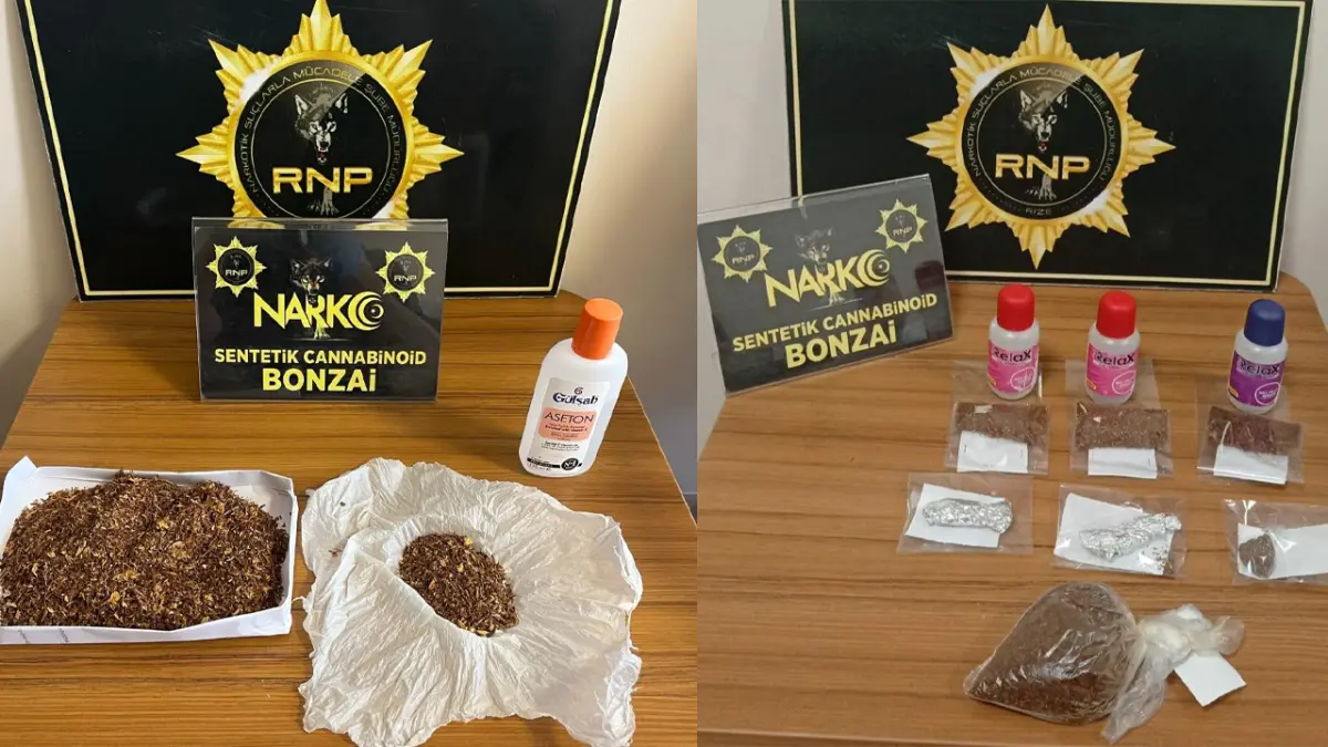 Rize’de Uyuşturucu Operasyonu: 3 Şüpheli Tutuklandı
