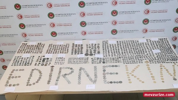 İpsala'da tırın yemek dolabından tarihi eser çıktı