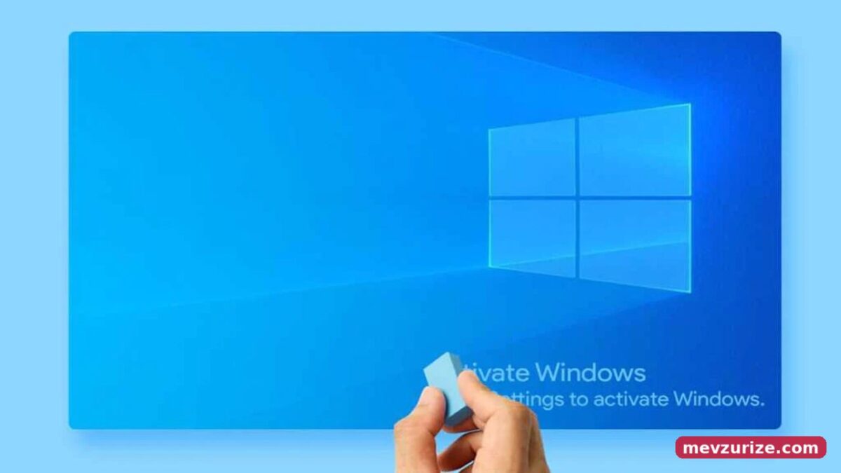 Windows Etkinleştir Yazısı Kaldırma Nasıl Yapılır?