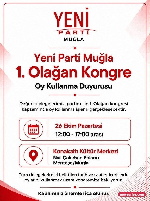 Yeni Parti Il Kongresi 576X768