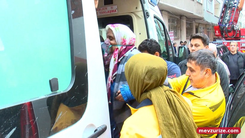 Zeytinburnu’ndaki yangında mahsur kalanları itfaiye kurtardı - Resim : 2